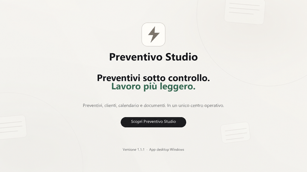 Preventivo Studio