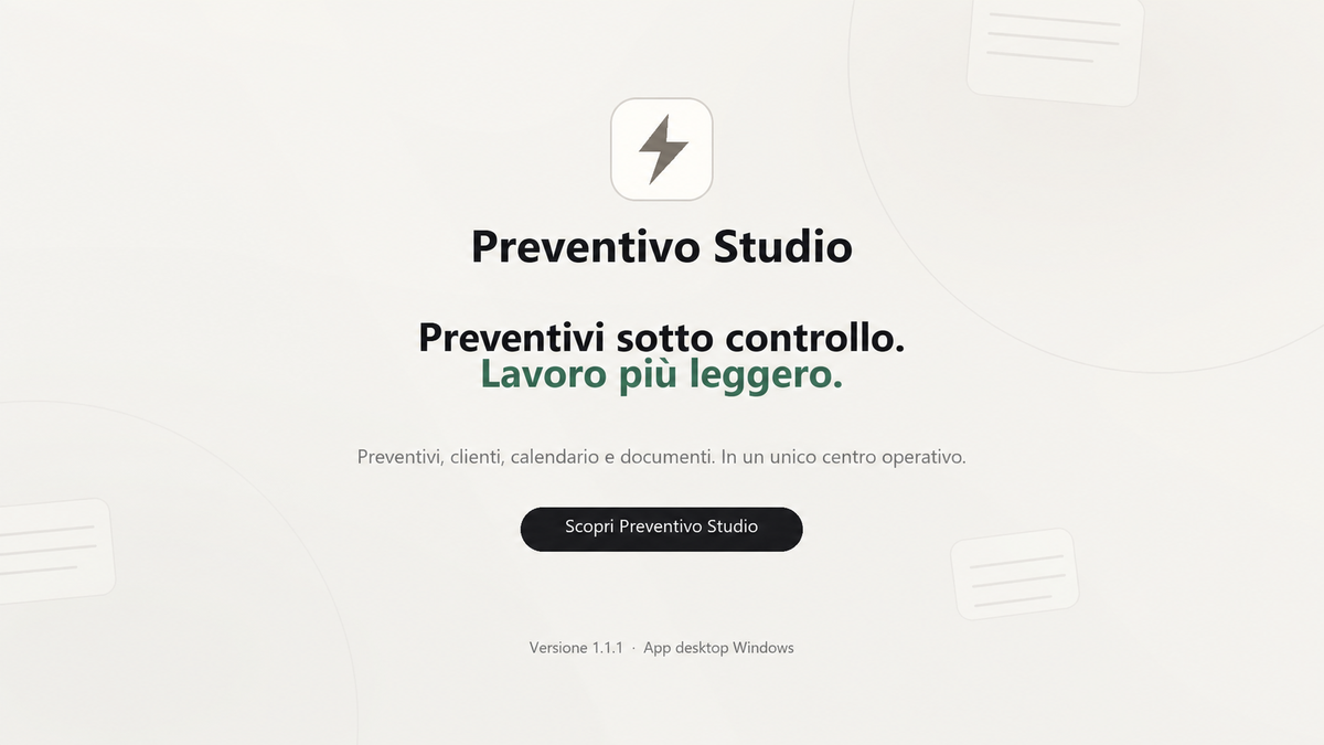 Preventivo Studio