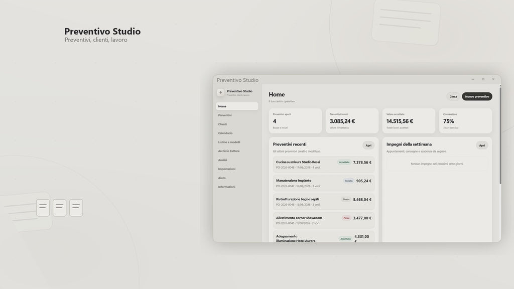 Preventivo Studio